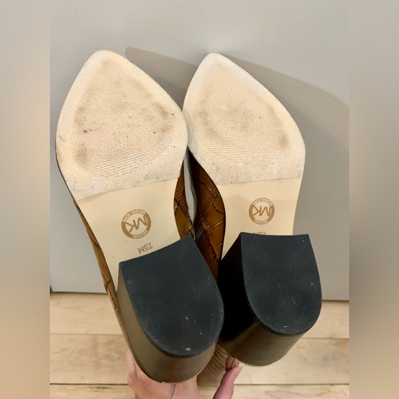 Michael Kors Croc Embossed Boots - Picture 6 of 7